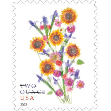 Sunflower Bouquet 2022 - Sheets of 100 stamps