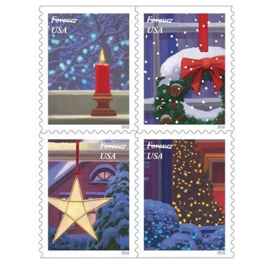 Holiday Windows 2016 - Booklets of 100 stamps