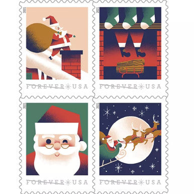 A Visit From St. Nick 2021 - Booklets of 100 stamps