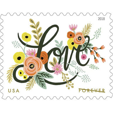 Love Flourishes 2018 - Sheets of 100 stamps