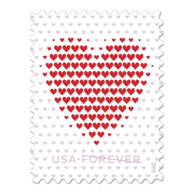 Made of Hearts 2020 - Sheets of 100 stamps