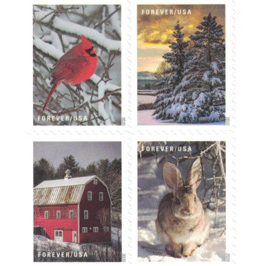 Winter Scenes 2020 - Booklets of 100 Stamps