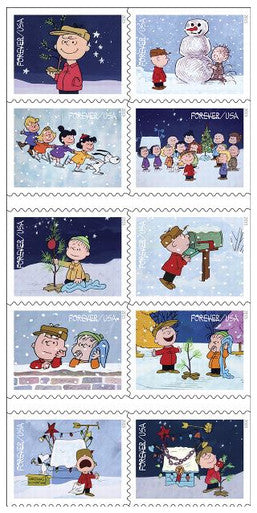 A Charlie Brown Christmas 2015 - booklets of 100 stamps